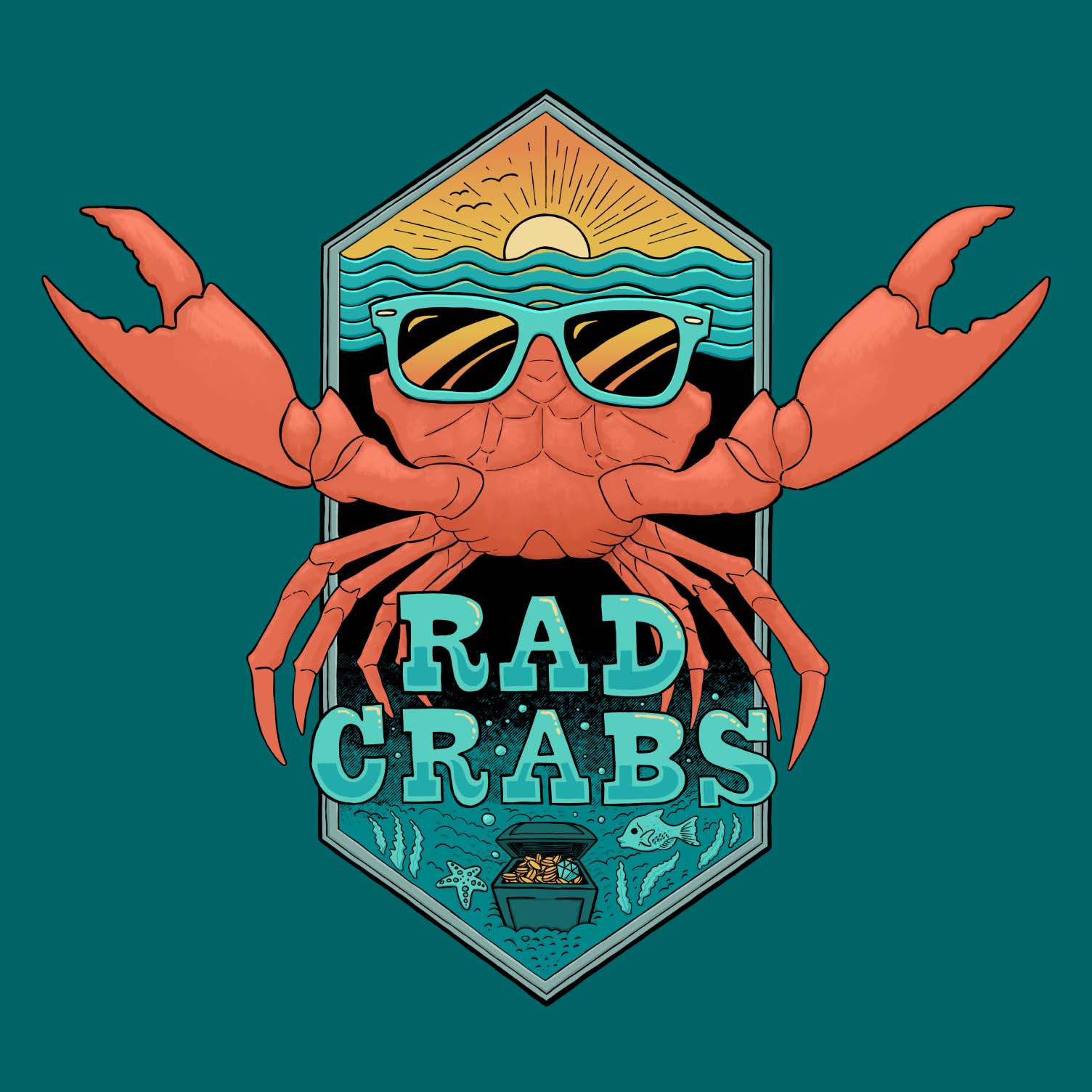 rad-crabs Illustration